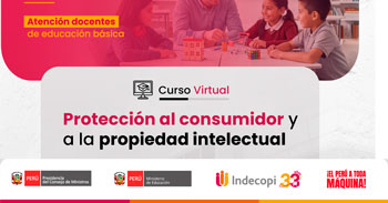 Curso online gratis "Protección al consumidor y a la propiedad intelectual" del Indecopi - Minedu