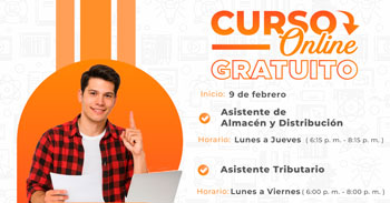  Cursos online gratis "Asistente de Almacén y Distribución, Asistente Tributario" de la Muni Magdalena del Mar