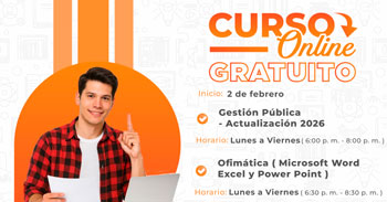  Cursos online gratis "Gestión Publica, Ofimatica" de la Municipalidad de Magdalena del Mar