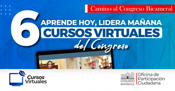  Cursos gratis online del Congreso de la República del Perú