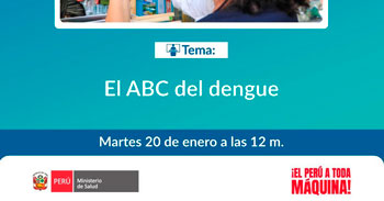  Evento online "El ABC del dengue" del MINSA