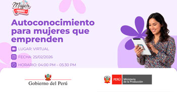  Taller online "Autoconocimiento para mujeres que emprenden" de Produce