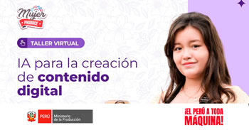  Taller virtual "IA para la creación de contenido digital" de Produce