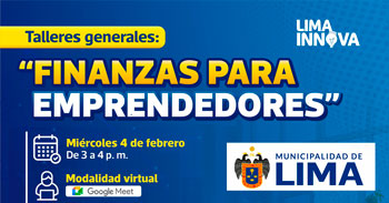  Taller online "Finanzas para emprendedores" del Desarrollo Económico MML