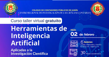  Taller online gratis "Herramientas de Inteligencia Artificial aplicadas a la Investigación Científica"