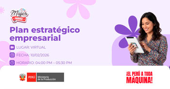  Taller virtual "Plan estratégico empresarial" de Produce