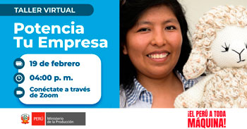  Taller online "Potencia tu empresa" de Produce