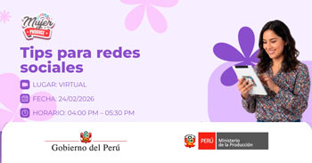  Taller online "Tips para redes sociales" de Produce