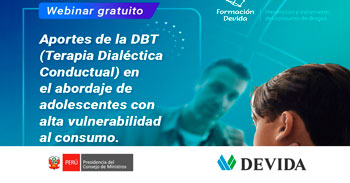  Webinar online Aportes de la DBT en el abordaje de adolescentes con alta vulnerabilidad al consumo