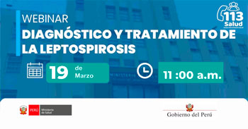  Capacitación online "Diagnóstico y tratamiento de la leptospirosis"