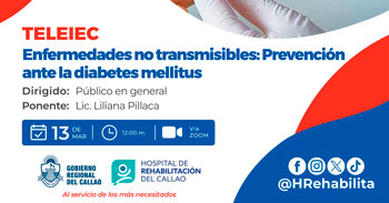  Capacitación online "Enfermedades no transmisibles: Prevención ante la diabetes mellitus" 
