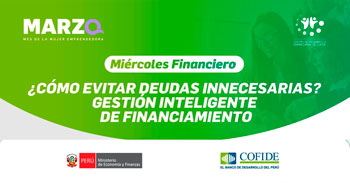  Capacitación online gratis "¿Cómo evitar deudas innecesarias? Gestión inteligente de financiamiento"