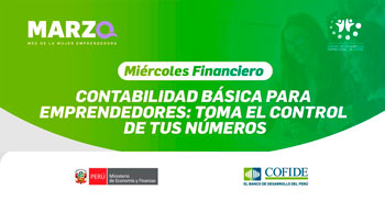  Capacitación online gratis  "Contabilidad básica para emprendedores: toma el control de tus números"