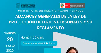  Capacitación online gratis "Protección de Datos Personales" de la Universidad Nacional Mayor de San Marcos