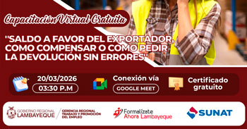  Capacitación online gratis Saldo a favor del exportador, como compensar o como pedir la devolución sin errores