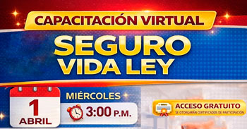  Capacitación online gratis "Seguro vida ley" de Formaliza Perú - Puno
