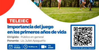  Capacitación online "Importancia del juego en los primeros años de vida" Hospital de Rehabilitación del Callao