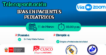  Capacitación online "Iras en pacientes pediatricos" del MINSA
