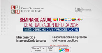  Capacitación online Litisconsorcio e intervención de terceros y La acumulación en el proceso civil: casos prácticos