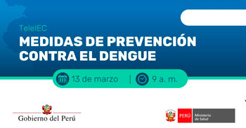  Capacitación online "Medidas de prevención contra el dengue" del MINSA