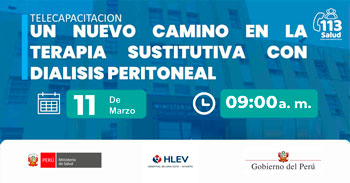  Capacitación online "Un nuevo camino en la terapia sustitutiva con diálisis peritoneal" 
