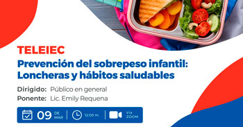  Capacitación online "Prevención del sobrepeso infantil: Loncheras y hábitos saludables"