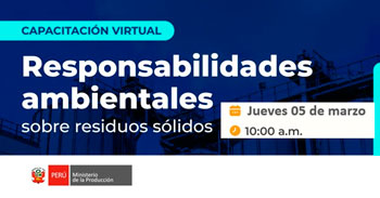  Capacitación online "Responsabilidades ambientales sobre residuos sólidos" del CITEmadera