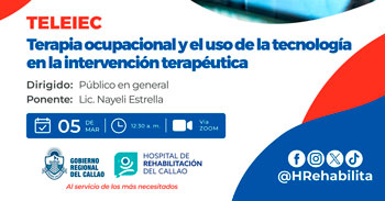  Capacitación online "Terapia ocupacional y el uso de la tecnología en la intervención terapéutica" 