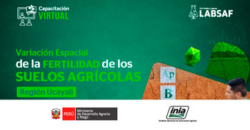  Capacitación online "Variación espacial de la fertilidad de los suelos agrícolas de la región Ucayali" 