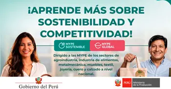  Capacitaciones gratuitas virtuales "Aprende más sobre sostenibilidad y competitividad " de PRODUCE