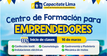  El Centro de Formación para Emprendedores, invita a participar de cursos tecnicos productivos virtuales gratuitos 