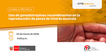   Charla online "Uso de gonadotropinas recombinantes en la reproducción de peces de interés acuícola" 