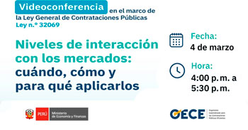  Conferencia online gratis "Niveles de interacción con los mercados: cuándo, cómo y para qué aplicarlos" 