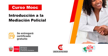  CURSO GRATUITO: Introducción a la Mediación Policial (gratis online certificado)