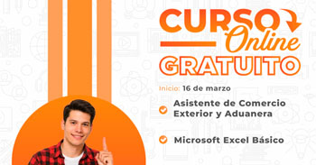  Curso online gratis "Asistente de Comercio Exterior y Aduanera, Microsoft Excel Básico" 