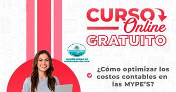  Curso online gratis "¿Cómo optimizar los costos contables en las MYPE’S?" 