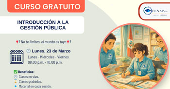 Curso online gratis "Introducción a la Gestión Pública" de CENAP PERÚ