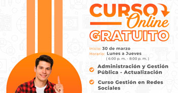  Cursos online gratis "Administración y Gestión Publica - Actualización, Gestión en Redes Sociales"