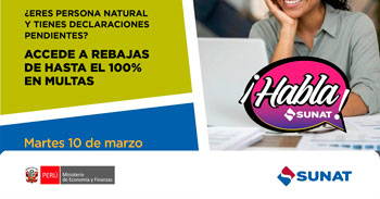  Evento online ¿Eres persona natural y tienes declaraciones pendientes? Accede a rebajas de hasta el 100% en multas