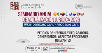  Seminario anual"Petición de herencia y declaratoria de herederos: aspectos procesales relevantes" 