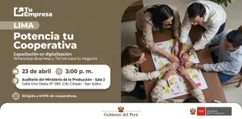  Capacitación presencial - "Potencia tu Cooperativa" Tu Empresa