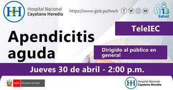  Capacitacion online gratis - "Apendicitis aguda" MINSA