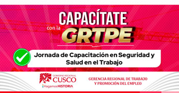  Capacitacion online gratis: "JORNADA DE CAPACITACIÓN EN SEGURIDAD Y SALUD EN EL TRABAJO"