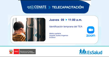  Capacitación online "Identificación Temprana del TEA" del EsSalud