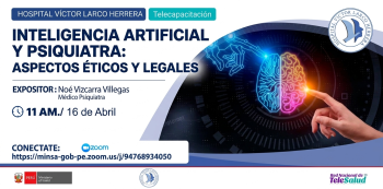  Capacitación virtual - "Inteligencia Artificial y Psiquiatria: Aspectos éticos y legales" 