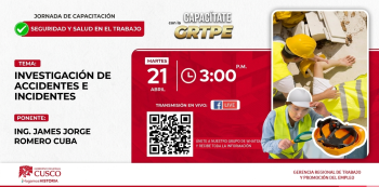 Capacitación online - "Investigación de accidentes e incidentes" GRTPE Cusco