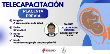  Capacitación VIRTUAL - "Placenta Previa" Hospital Departamental de Huancavelica