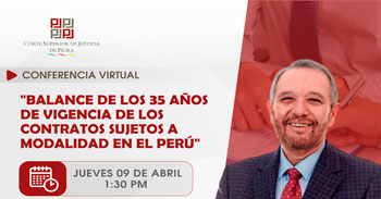  Conferencia Balance de 35 años de contratos modales y jurisprudencia reciente sobre inicio o incremento de actividad