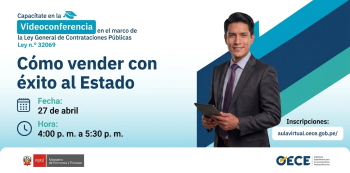  Conferencia online - "Cómo vender con éxito al Estado" OECE