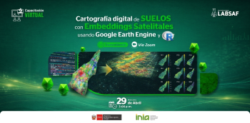  Curso VIRTUAL - "Cartografía digital de suelos con Embeddings Satelitales usando Google Earth Engine y R" INIA